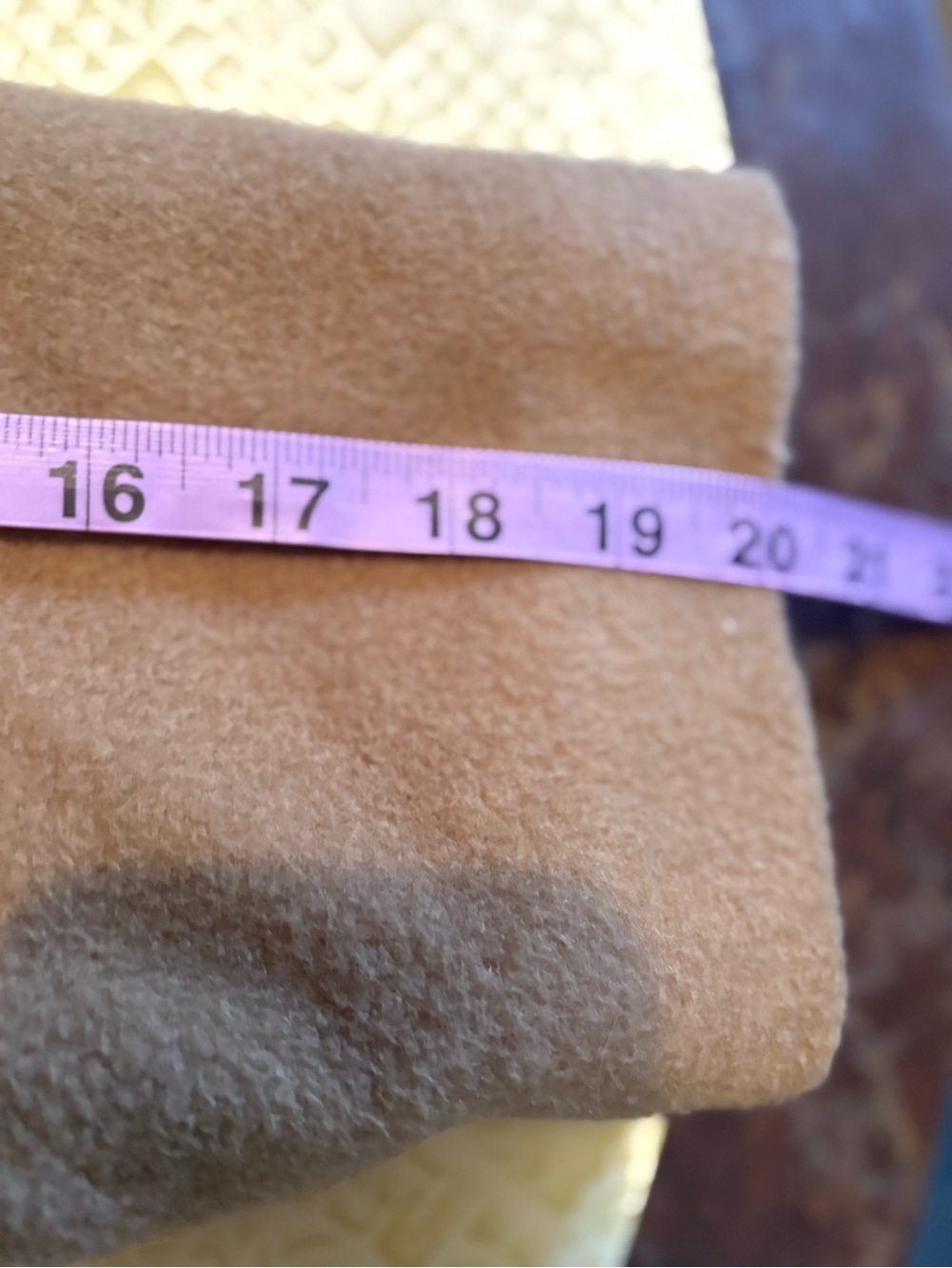 Vintage L.L. Bean Camel Hooded Button-Front Coat - Picture 7 of 8